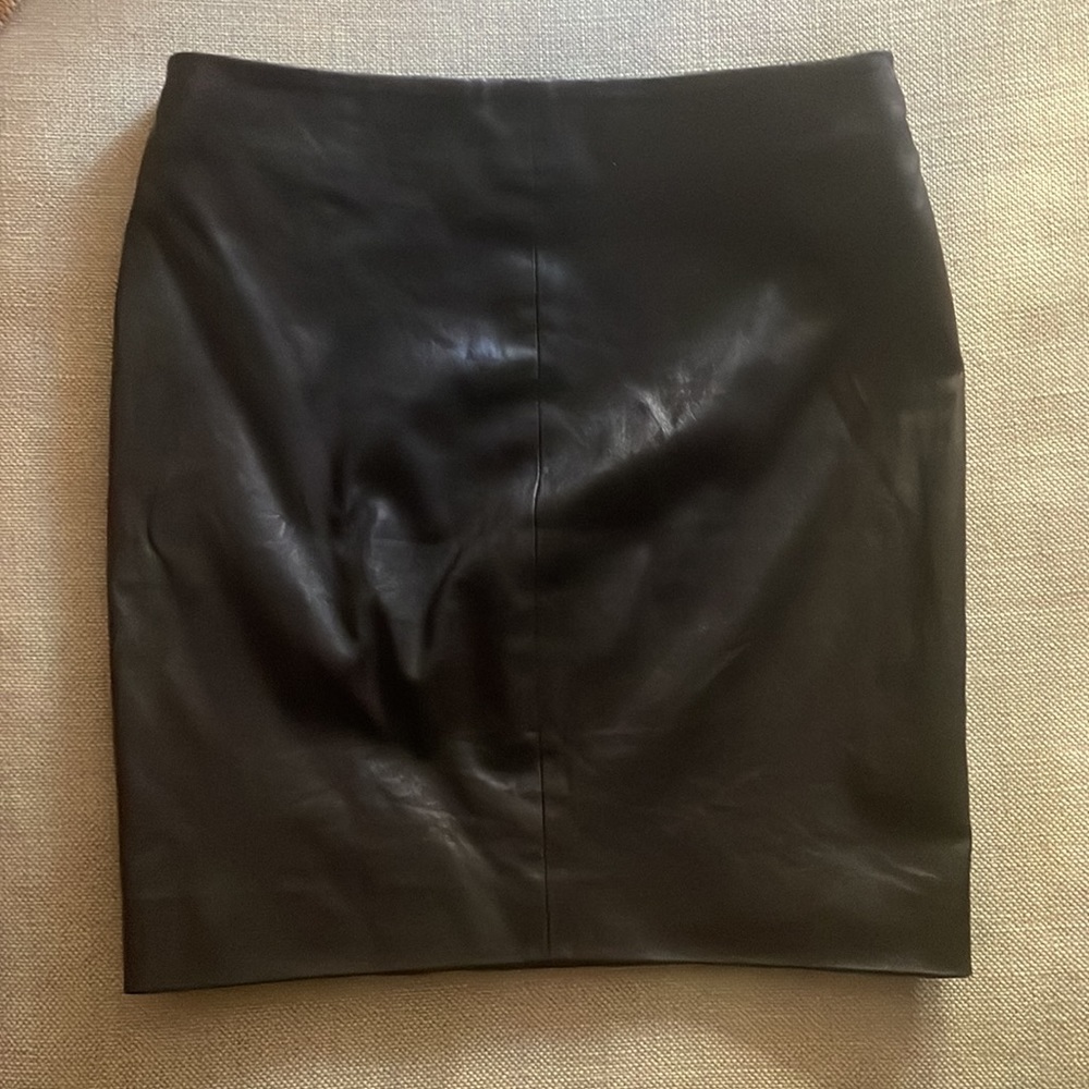 The Row Leather Skirt - Picture 6 of 7